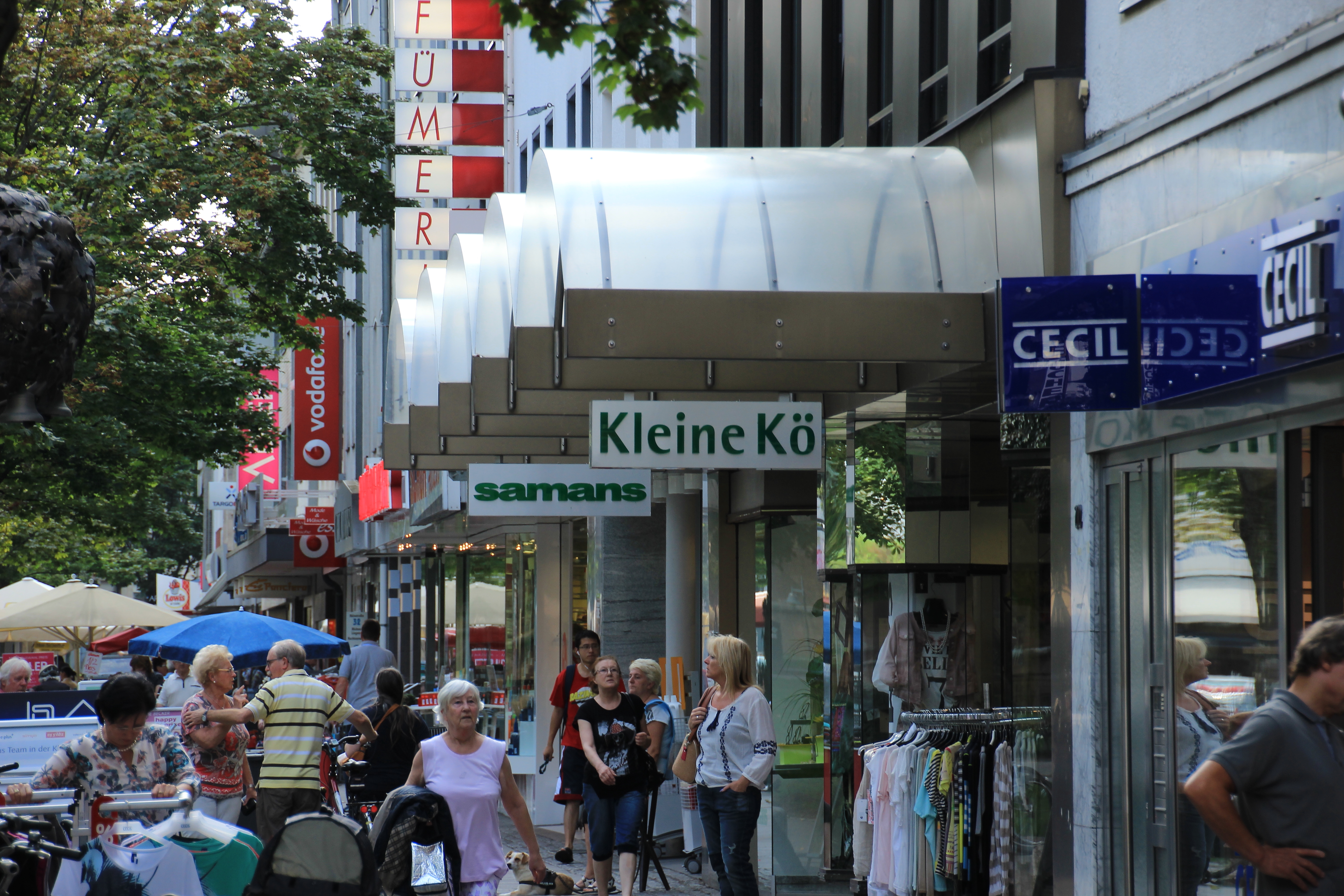Fußgängerzone; Einkaufszentrum; shoppen in Jülich